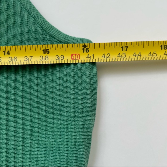 New Gentle Fawn Tank Ribbed Size M Green Casual Minimal Vest Granola Girl Top - Picture 12 of 13